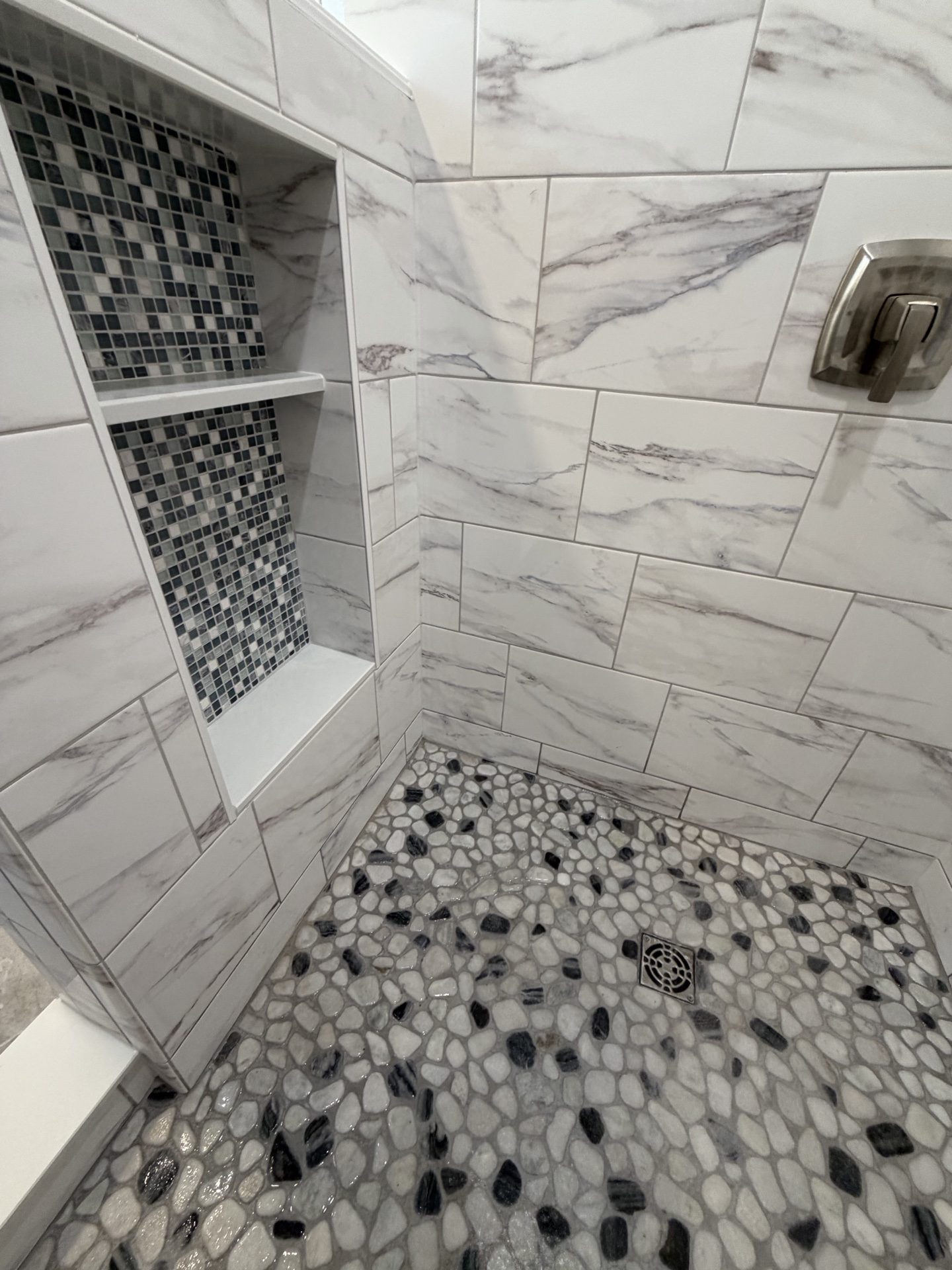 Walk-in tile shower conversion in Schuylkill Haven
