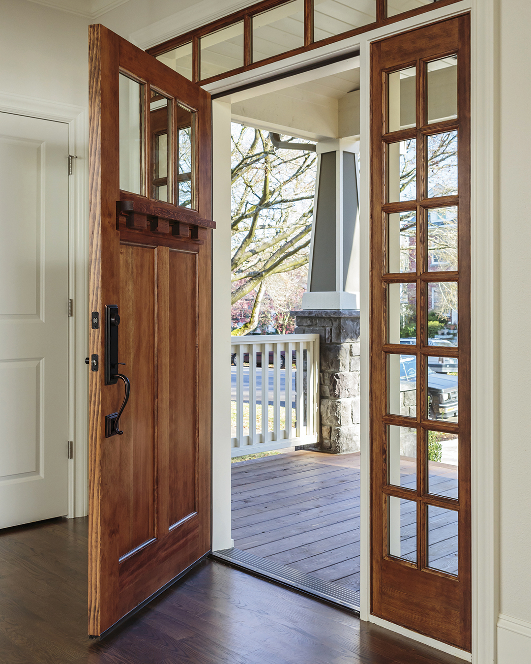 Therma-Tru entry door installed by Signature Interiors in a Schuylkill County, Pennsylvania home.
